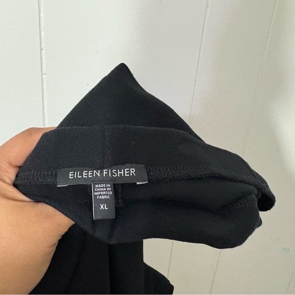 Eileen Fisher Black Pull-On Pants Size XL — Classic Comfort & Effortless Style - Picture 7 of 9